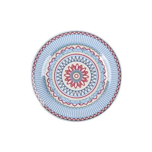 Bestwares Custom Hot Sale Moroccan Plastic Plate Bohemian Melamine Plates and Dishes for Kitchen Dinnerware Set