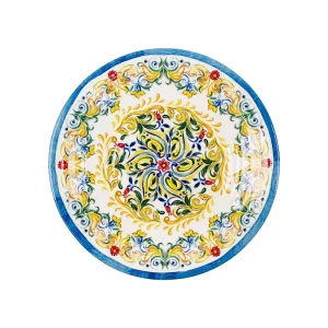 Bestwares Wholesale Plastic Melamine Round Plate Melamine Restaurant Plate Dishwasher Safe Melamine Plates Dinnerware